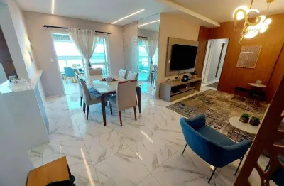 Apartamento com 3 dormitórios à venda, 118 m² por r$ 1.400.000,00 - canto do forte - praia grande/sp