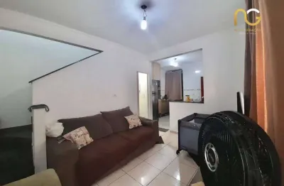 Sobrado com 2 dormitórios à venda, 62 m² por r$ 300.000,00 - mirim - praia grande/sp