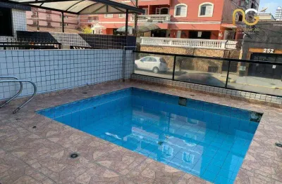 Apartamento com 1 dormitório à venda, 62 m² por r$ 309.000,00 - tupi - praia grande/sp