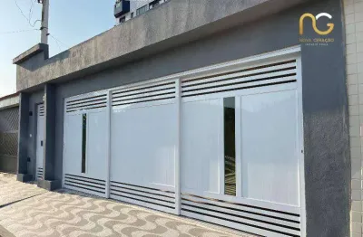 Casa com 3 dormitórios à venda, 100 m² por r$ 510.000,00 - vilamar - praia grande/sp