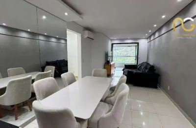 Apartamento com 3 dormitórios à venda, 124 m² por r$ 1.150.000,00 - canto do forte - praia grande/sp