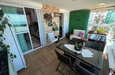 Apartamento com 3 dormitórios à venda, 100 m² por r$ 835.000,00 - balneário flórida - praia grande/sp