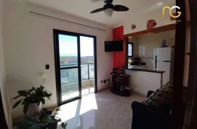 Apartamento com 1 dormitório à venda, 43 m² por r$ 245.000,00 - tupi - praia grande/sp