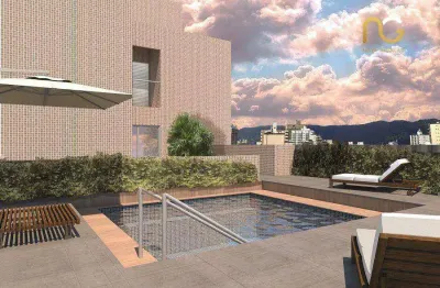 Apartamento com 1 dormitório à venda, 38 m² por r$ 280.000,00 - boqueirão - praia grande/sp