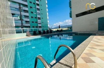 Lindo apartamento com 1 dormitório à venda, 58 m² por r$ 382.070 - vila balneária - praia grande/sp