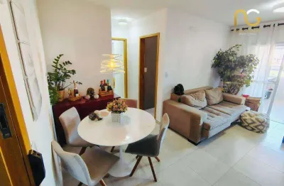 Apartamento com 2 dormitórios à venda, 71 m² por r$ 510.000,00 - vila guilhermina - praia grande/sp