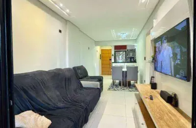 Apartamento com 2 dormitórios à venda, 76 m² por r$ 600.000,00 - vila guilhermina - praia grande/sp