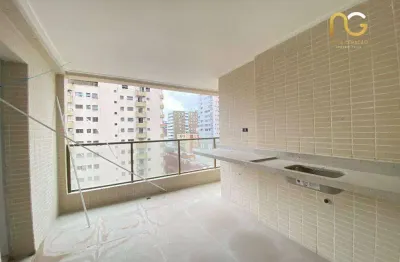 Apartamento com 3 dormitórios à venda, 119 m² por r$ 1.200.000,00 - canto do forte - praia grande/sp
