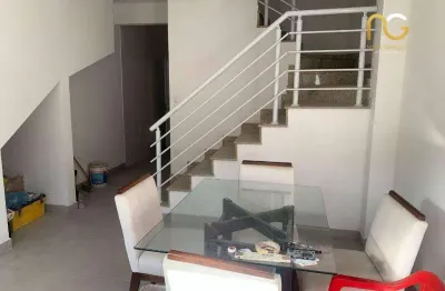 Casa com 2 dormitórios à venda, 65 m² por r$ 338.000,00 - tude basto - praia grande/sp