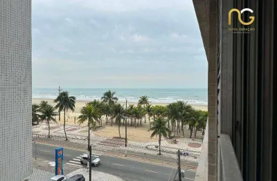 Kitnet beira mar reformada e mobiliada á venda em praia grande aviação
