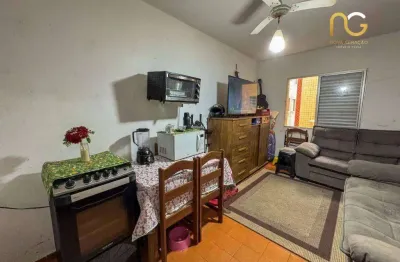 Kitnet com elevador com 1 dormitório à venda, 37 m² por r$ 230.000 - boqueirão - praia grande/sp