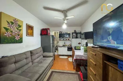 Kitnet com 1 dormitório à venda, 37 m² por r$ 225.000,00 - boqueirão - praia grande/sp