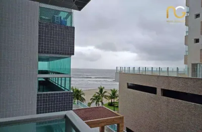Apartamento com 2 dormitórios,sendo 1 suite, com sacada, à venda, 77 m² por r$ 530.000 - caiçara- praia grande/sp