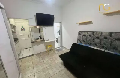 Kitnet à venda, 25 m² por r$ 190.000,00 - canto do forte - praia grande/sp