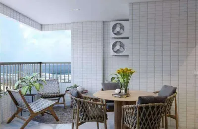 Apartamento com 3 dormitórios à venda, 121 m² por r$ 830.000,00 - vila guilhermina - praia grande/sp