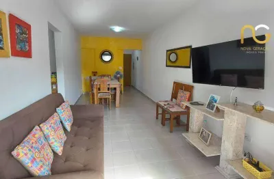 Apartamento com 2 dormitórios à venda, 80 m² por r$ 410.000,00 - tupi - praia grande/sp