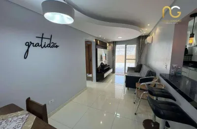 Apartamento garden com 2 dormitórios à venda, 74 m² por r$ 610.000 - ocian - praia grande/sp