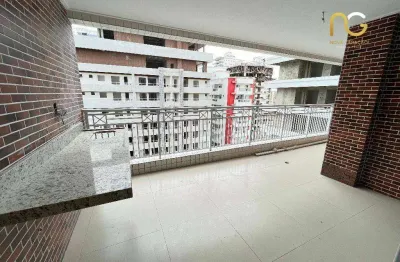 Apartamento com 3 dormitórios à venda, 120 m² por r$ 1.100.000,00 - canto do forte - praia grande/sp
