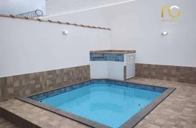 Casa com 2 dormitórios à venda, 75 m² por r$ 700.000 - caiçara - praia grande/sp