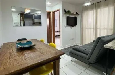 Apartamento com 2 dormitórios à venda, 46 m² por r$ 360.000,00 - aviação - praia grande/sp