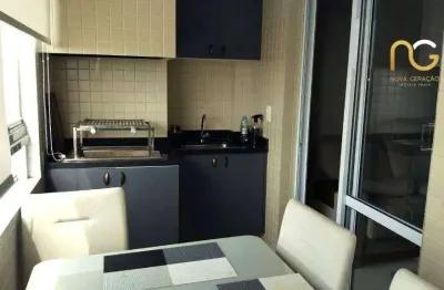 Apartamento alto padrão - 01 dormitorio 01 suite - bairro tupi/praia grande-sp
