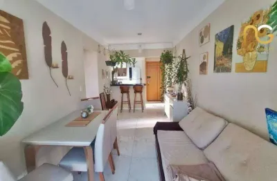 Apartamento com 1 dormitório à venda, 57 m² por r$ 395.000 - caiçara - praia grande/sp