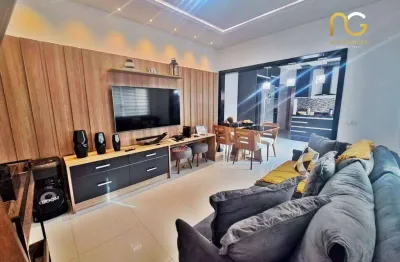 Casa com 2 dormitórios à venda, 97 m² por r$ 700.000 - caiçara - praia grande/sp