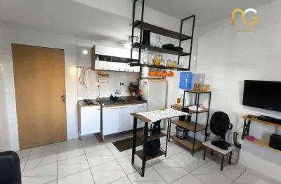 Kitnet com 1 dormitório à venda, 30 m² por r$ 158.000,00 - balneário flórida - praia grande/sp