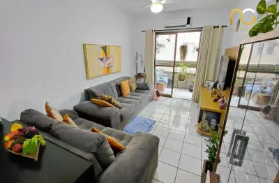 Apartamento com 1 dormitório à venda, 65 m² por r$ 350.000,00 - tupi - praia grande/sp