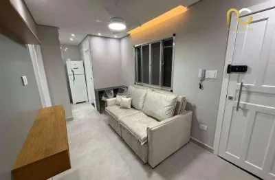 Apartamento com 1 dormitório à venda, 35 m² por r$ 300.000,00 - canto do forte - praia grande/sp