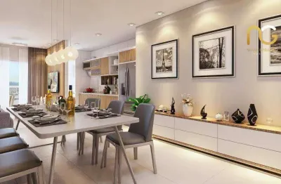 Apartamento com 2 dormitórios à venda, 64 m² por r$ 360.000,00 - tupi - praia grande/sp