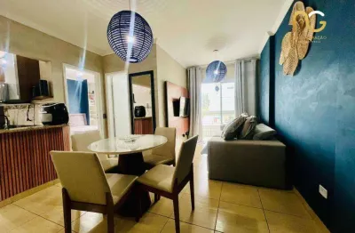 Apartamento com 1 dormitório à venda, 50 m² por r$ 382.000,00 - canto do forte - praia grande/sp