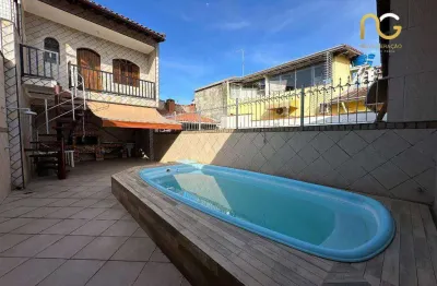 Casa com 3 dormitórios à venda, 110 m² por r$ 635.000,00 - tupi - praia grande/sp