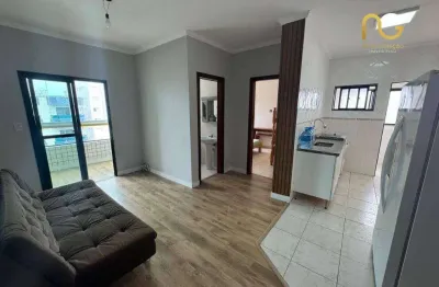 Apartamento com 1 dormitório à venda, 57 m² por r$ 300.000,00 - vila assunção - praia grande/sp