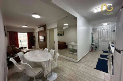 Apartamento com 2 dormitórios à venda, 88 m² por r$ 570.000,00 - canto do forte - praia grande/sp