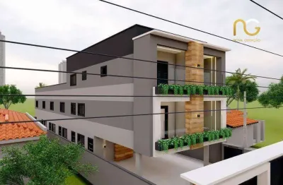 Sobrado com 3 dormitórios à venda, 103 m² por r$ 600.000,00 - aviação - praia grande/sp