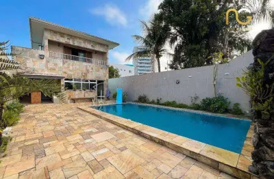 Sobrado alto padrão - 04 dormitorios 03 suites - piscina - bairro caiçara/praia grande-sp