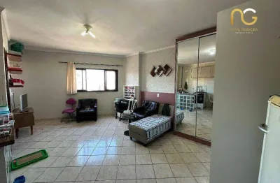 Kitnet com 1 dormitório à venda, 34 m² por r$ 180.000,00 - tupi - praia grande/sp