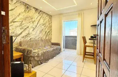 Apartamento com 1 dormitório à venda, 42 m² por r$ 330.000,00 - tupi - praia grande/sp