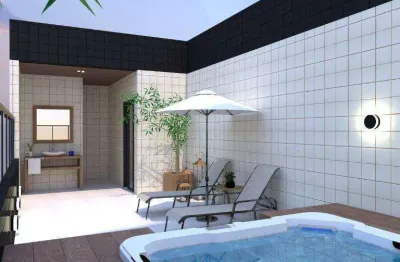 Apartamento com 2 dormitórios à venda, 54 m² por r$ 465.000,00 - canto do forte - praia grande/sp