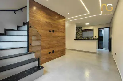 Sobrado com 2 dormitórios à venda, 58 m² por r$ 385.000,00 - ocian - praia grande/sp