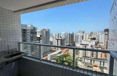 Apartamento com 1 dormitório à venda, 52 m² por r$ 390.000,00 - aviação - praia grande/sp
