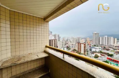 Apartamento com 1 dormitório à venda, 47 m² por r$ 280.000,00 - vilamar - praia grande/sp