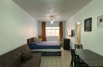 Oportunidade! kitnet com 1 dormitório à venda, 32 m² por r$ 190.000 - aviação - praia grande/sp