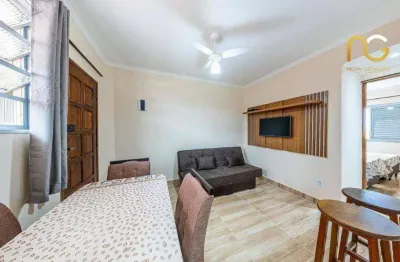 Apartamento 02 dormitorios - bairro mirim/praia grande-sp