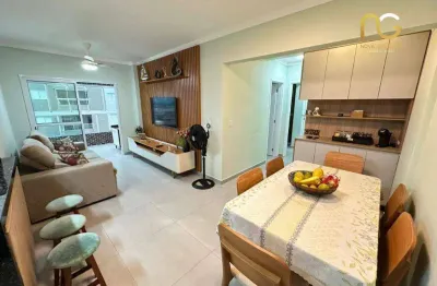 Apartamento com 2 dormitórios à venda, 82 m² por r$ 750.000,00 - balneário flórida - praia grande/sp