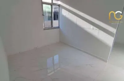 Apartamento reformado com 1 dormitório à venda, 37 m² por r$ 213.000 - canto do forte - praia grande/sp