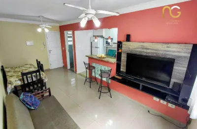 Apartamento com 2 dormitórios à venda, 78 m² por r$ 295.000,00 - vila guilhermina - praia grande/sp