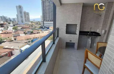 Apartamento com 2 dormitórios à venda, 70 m² por r$ 630.000,00 -  guilhermina - praia grande/sp
