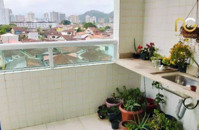 Apartamento com 2 dormitórios à venda, 65 m² por r$ 465.000,00 - canto do forte - praia grande/sp